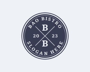 Professional Hipster Bistro Pub logo design