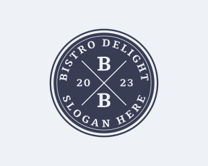 Professional Hipster Bistro Pub logo design