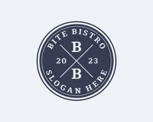 Professional Hipster Bistro Pub logo design