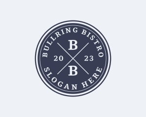 Professional Hipster Bistro Pub logo design