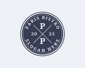 Professional Hipster Bistro Pub logo design