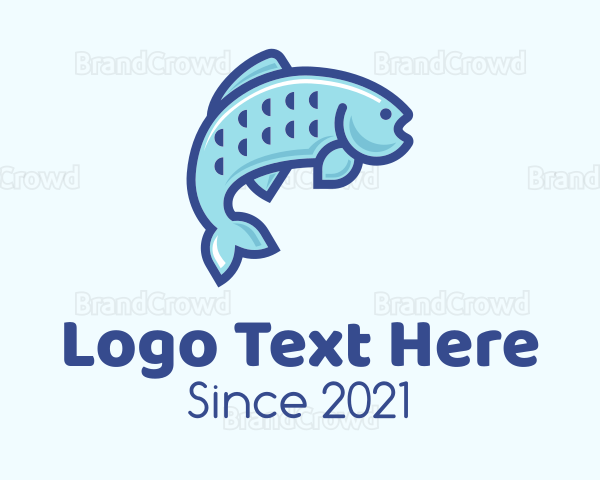 Sea Bass Fish Logo