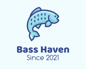 Bass - Sea Bass Fish logo design