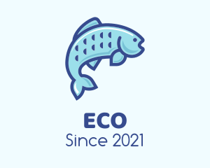 Ocean - Sea Bass Fish logo design