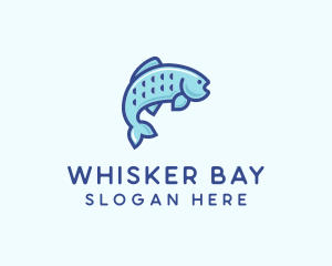 Sea Bass Fish logo design