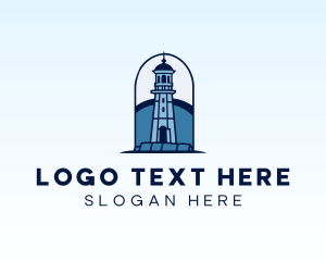 Coastal - Lighthouse Coastal Landmark logo design