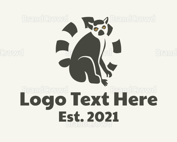 Ring Tailed Lemur Logo