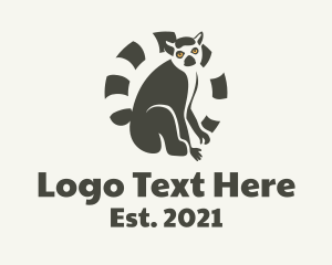 Wild - Ring Tailed Lemur logo design