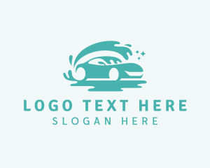 Vehicle - Vehicle Car Wash Splash logo design