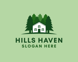 Hill House Residence logo design