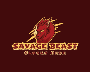 Wolf Scratch Beast logo design