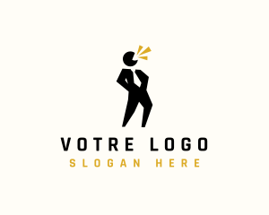 Human Employee Laugh Logo