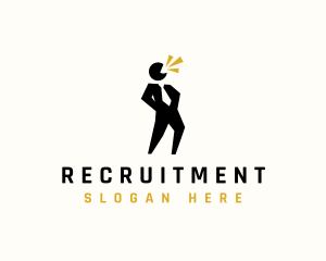 Human Employee Laugh logo design