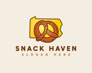 Pennsylvania Baked Pretzel logo design