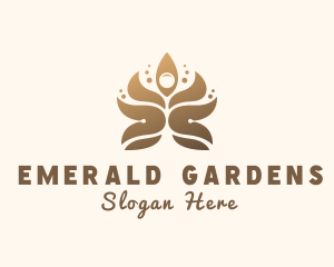 Ornamental Florist Garden logo design