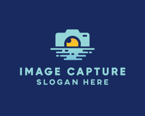 Capture - Ocean Sunrise Photography logo design