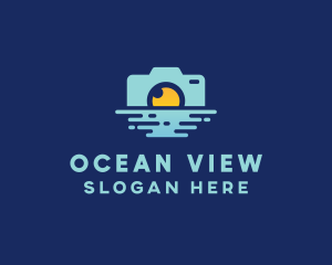 Ocean Sunrise Photography logo design