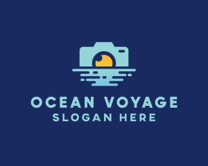 Ocean Sunrise Photography logo design