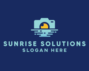 Ocean Sunrise Photography logo design