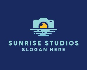 Ocean Sunrise Photography logo design