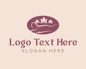 Lotion - Wellness Massage Spa logo design