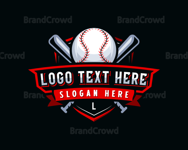 Baseball League Tournament Logo