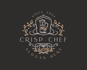 Coffee Press Cafe logo design