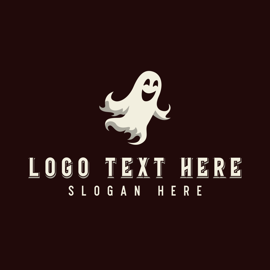 Spooky Halloween Ghost Logo | BrandCrowd Logo Maker