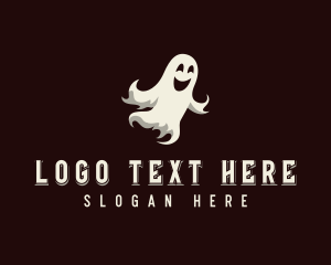 Halloween - Spooky Halloween Ghost logo design