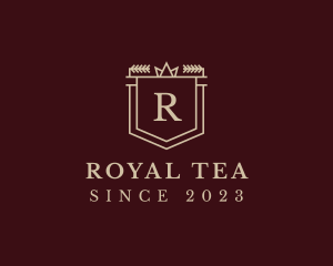 Royal Crest Shield Crown logo design