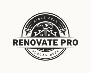 Painter Remodeling Builder logo design