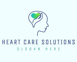 Heart Hand Mind logo design