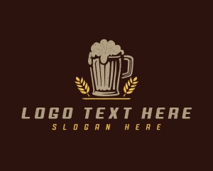 Lager - Beer Brewery Malt logo design