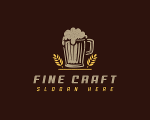 Beer Brewery Malt logo design