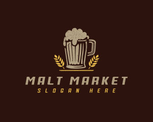 Malt - Beer Brewery Malt logo design