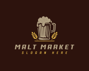 Beer Brewery Malt logo design