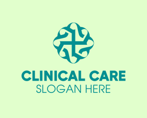 Medical Cross Clinic logo design