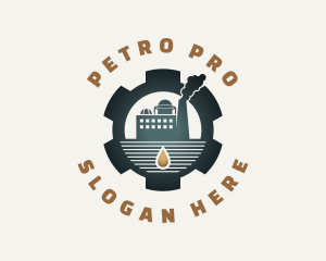 Petroleum - Petroleum Oil Factory logo design