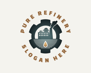 Petroleum Oil Factory logo design