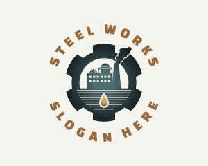 Petroleum Oil Factory logo design