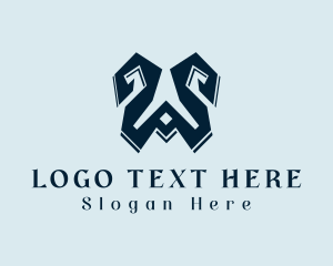 Clan - Graffiti Advertising Letter W logo design