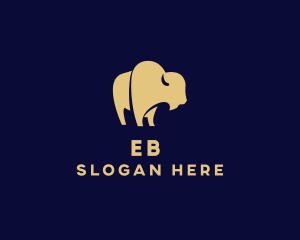 Professional Bison Bull  Logo