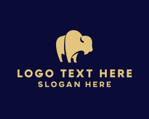 Asset - Professional Bison Bull logo design