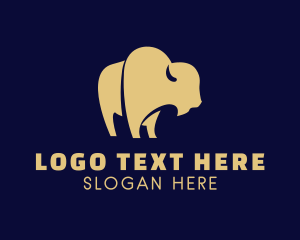 Venture - Corporate Bison Consultant logo design