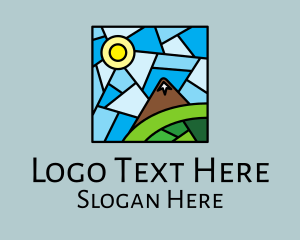 Scenic - Scenic Mountain Mosaic logo design