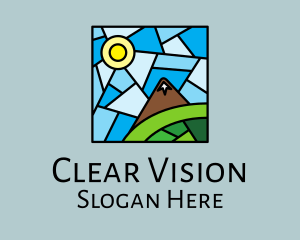 Scenic Mountain Mosaic  Logo