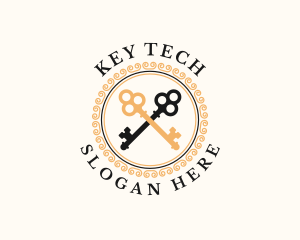 Ornate Luxury Key logo design