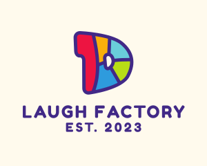 Comedy - Fun Puzzle Letter D logo design