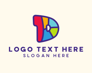 Comedy - Fun Puzzle Letter D logo design