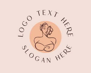 Dermatology - Sexy Woman Cosmetics logo design